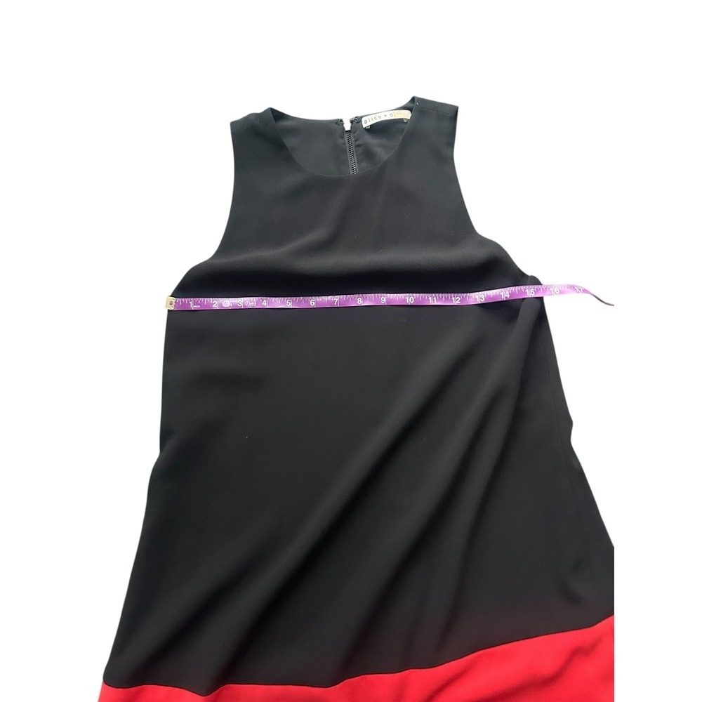 Alice + Olivia Dorma Colorblock Shift
Dress Black Poppy A Line Mini Dress XS - Picture 6 of 10